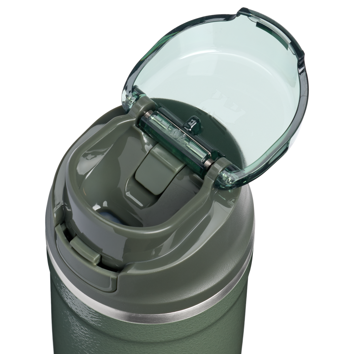 Stanley 1913 District Pulse Mug 0.47L in Hammertone Green | Weergave Deksel in detail