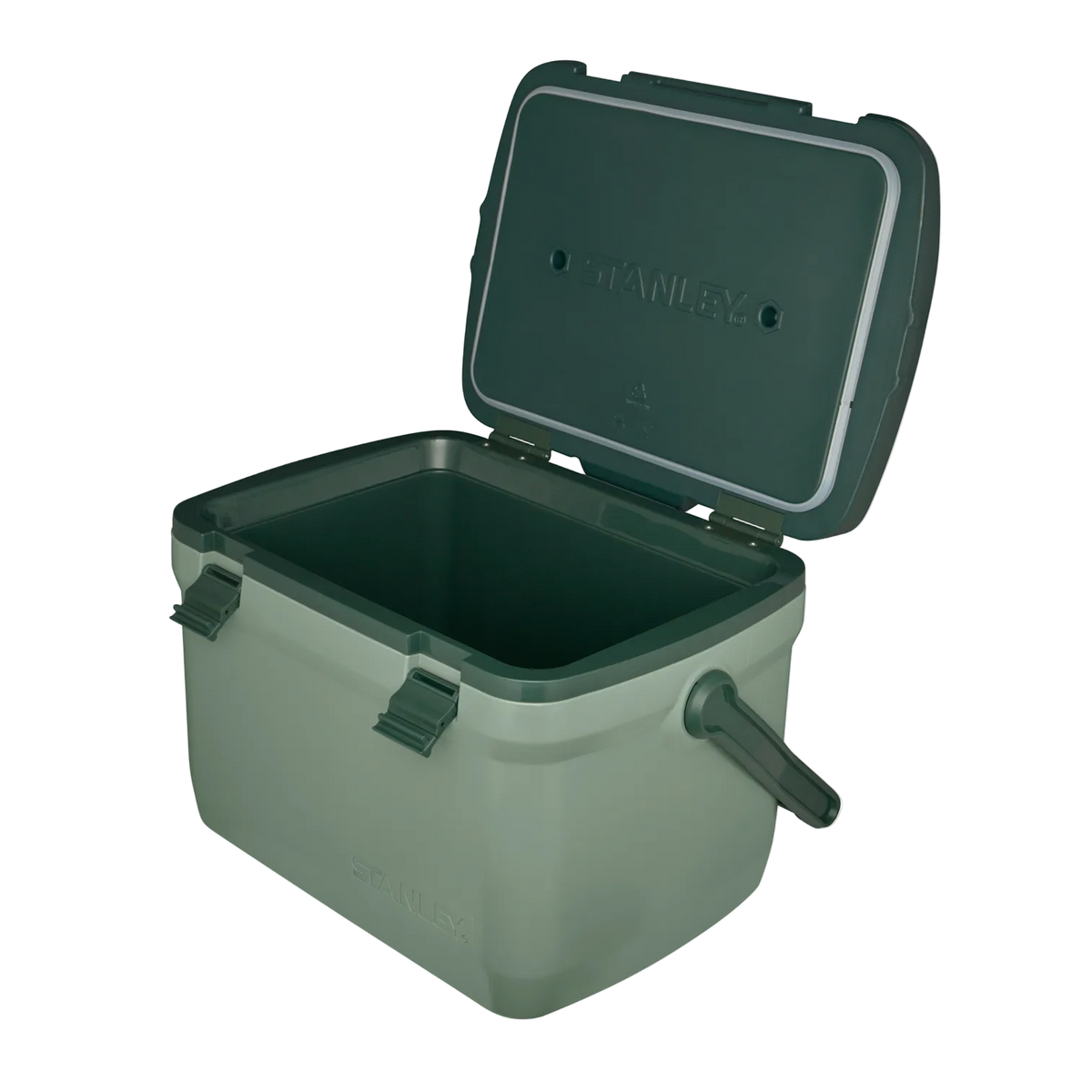 Stanley 1913 Easy-Carry Outdoor Cooler 15.1L in Stanley Green | Visualizza Sezione trasversale