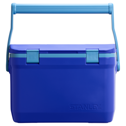 Stanley 1913 Adventure Easy Carry Outdoor Cooler 16 QT 15.1 L in Cobalt | Front View