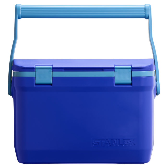 Stanley 1913 Adventure Easy Carry Outdoor Cooler 16 QT 15.1 L in Cobalt | Front View