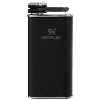 Stanley 1913 Classic Easy Fill Wide Mouth Flask 8 OZ 0.23 L in Hammertone Black | Front View