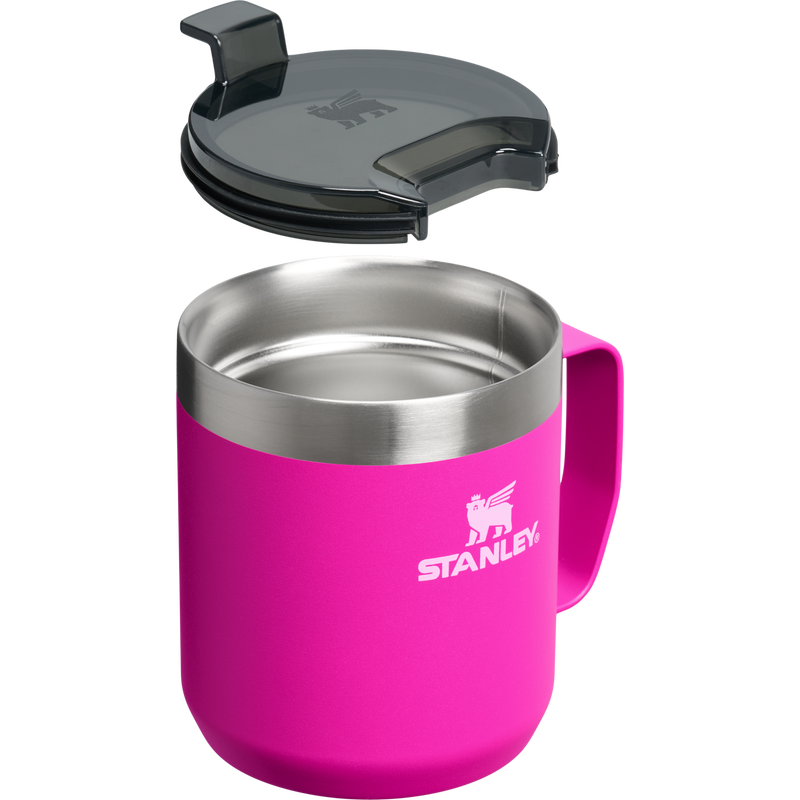 Stanley 1913 Everyday Camp Mug 0.35L in Violet Blossom | Visualizza Sezione trasversale