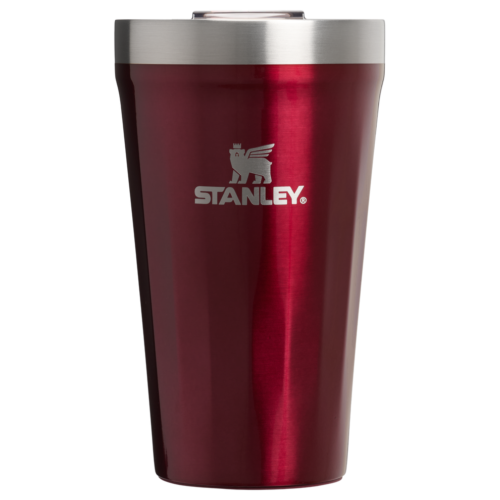 Stanley 1913 Everyday Textured Tumbler 0.47L in Garnet Shine | Front View