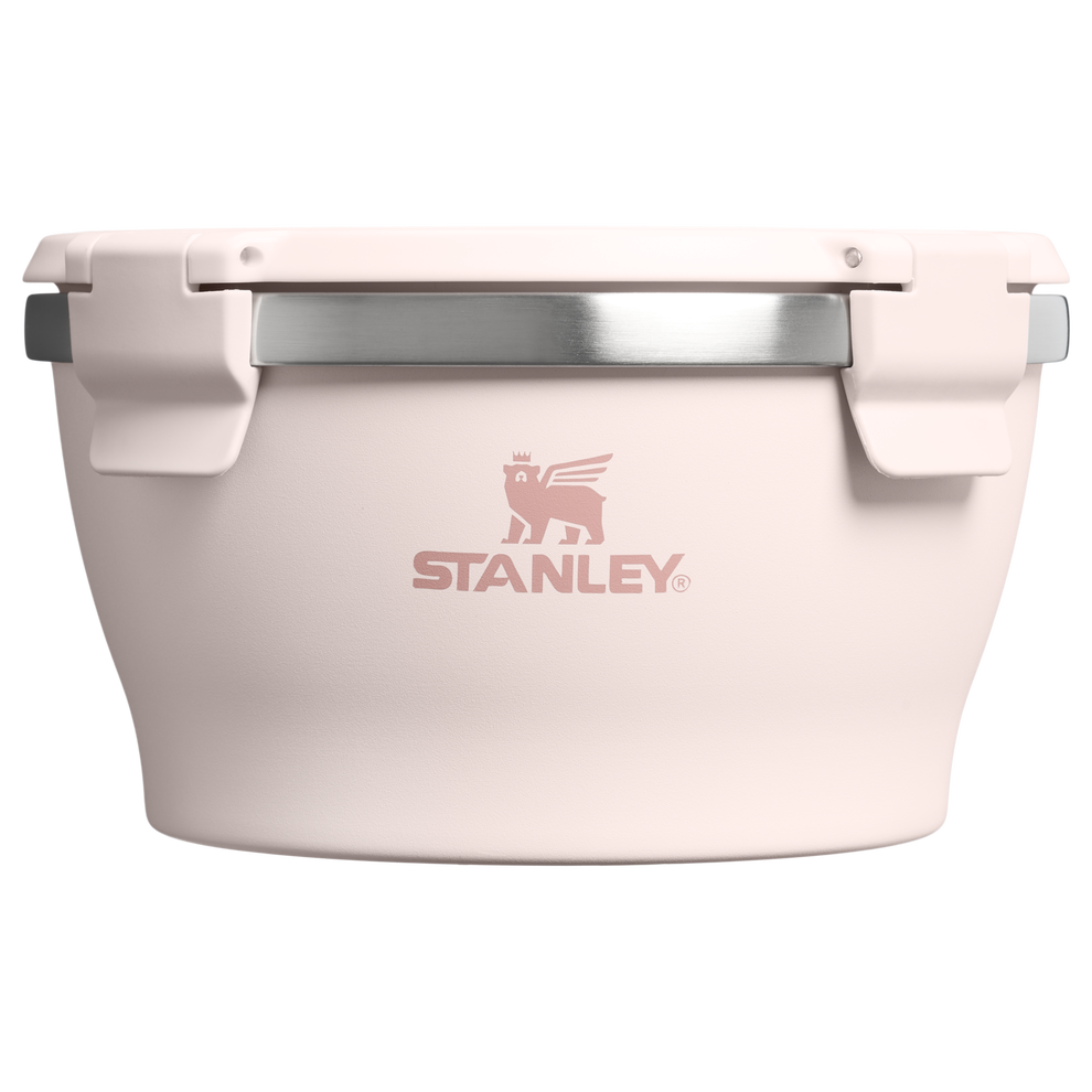 Stanley 1913 Fresh-to-Table Leakproof Bowl 0.94L in Rose Quartz | Front View