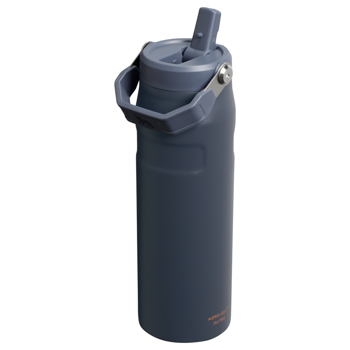 Stanley 1913 The IceFlow™ Bottle with Flip Straw Lid 24 oz 0.71 L in Twilight | Back View