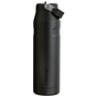 Swatch for Stanley 1913 The IceFlow™ Bottle with Flip Straw Lid 36 OZ 1.06 L in Black 2.0 | Front View