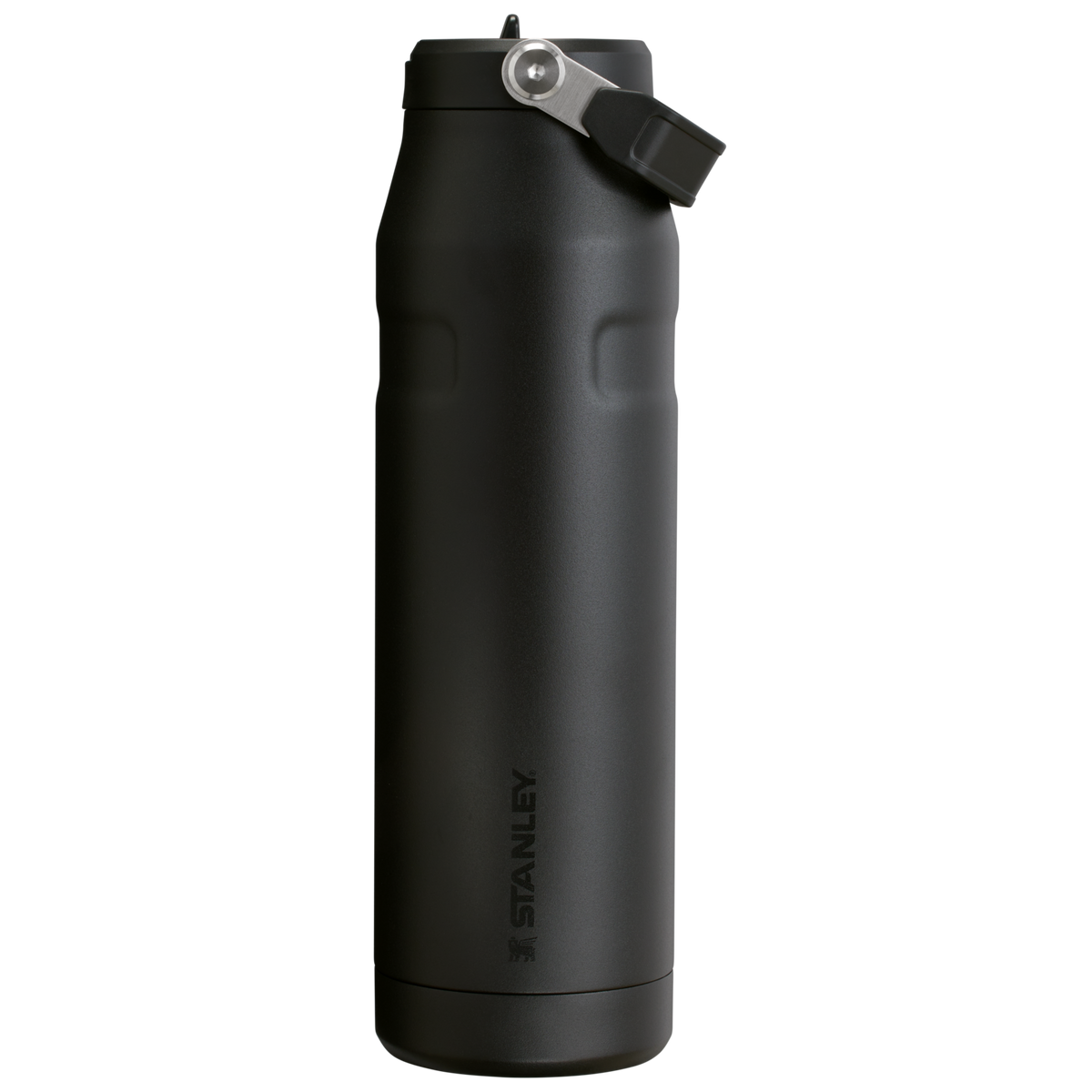 Stanley 1913 The IceFlow™ Bottle with Flip Straw Lid 36 OZ 1.06 L in Black 2.0 | Front View
