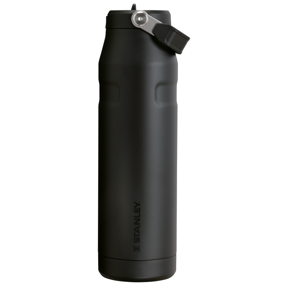 Stanley 1913 The IceFlow™ Bottle with Flip Straw Lid 36 OZ 1.06 L in Black 2.0 | Front View