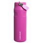 Swatch for Stanley 1913 The IceFlow™ Bottle with Flip Straw Lid 24 oz 0.71 L in Dark Blossom | Front View