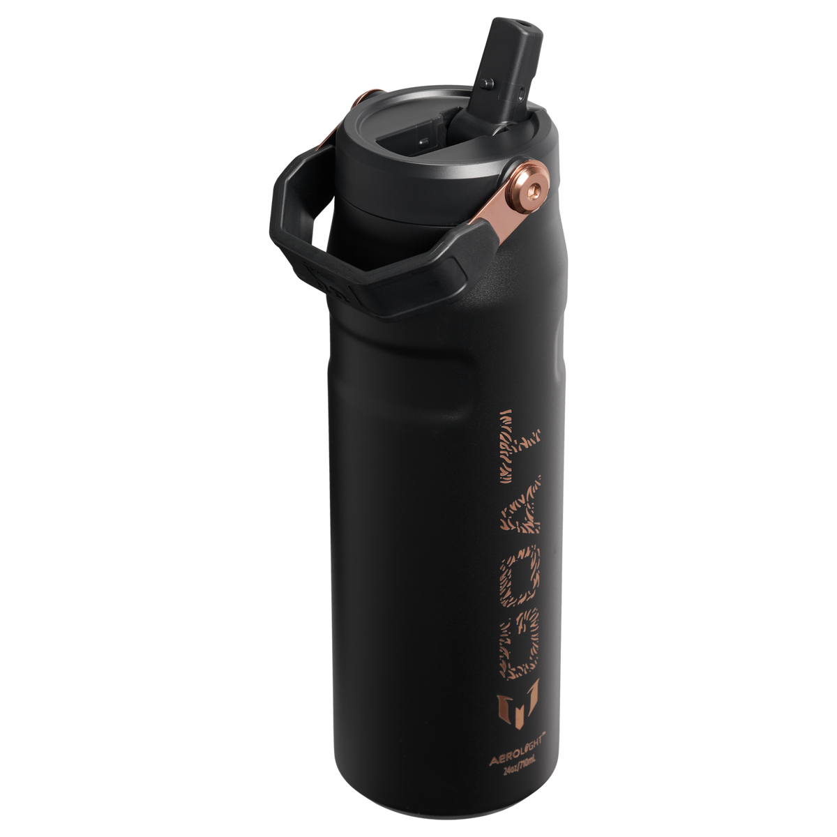 Stanley 1913 Messi x Stanley 1913 IceFlow™ Bottle Flip Straw 2.0 0.71L in Messi GOAT Black | Weergave Terug