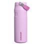 Swatch for Stanley 1913 The IceFlow™ Bottle with Flip Straw Lid 24 oz 0.71 L in Soft Orchid | Front View