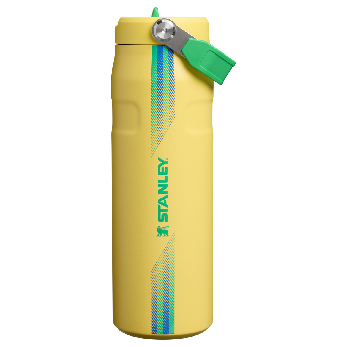 Stanley 1913 IceFlow™ Bottle Flip Straw 2.0 0.71L in Team Yellow Green | Weergave Voorkant