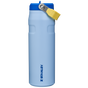 Swatch for Stanley 1913 The IceFlow™ Bottle with Flip Straw Lid 24 OZ 0.71 L - Stanley Create in Cornflower Admiral Blue | Front View