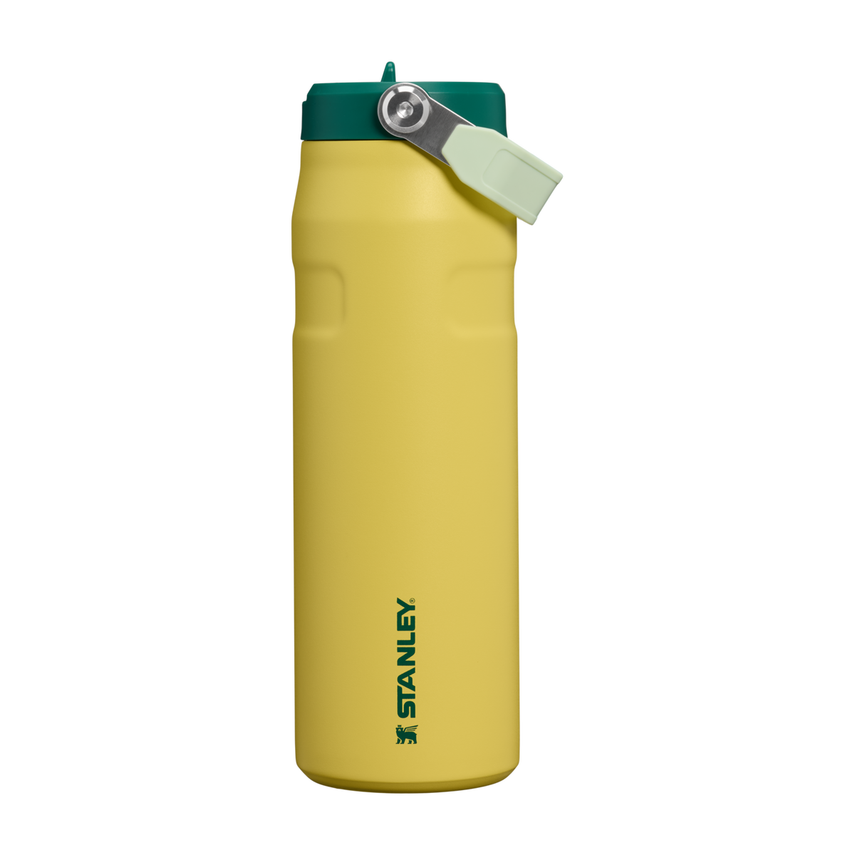 Stanley 1913 The IceFlow™ Bottle with Flip Straw Lid 24 OZ 0.71 L - Stanley Create in Daffodil Emerald | Front View