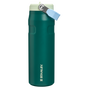 Swatch for Stanley 1913 The IceFlow™ Bottle with Flip Straw Lid 24 OZ 0.71 L - Stanley Create in Emerald Honeydew | Front View