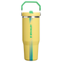 Swatch for Stanley 1913 Country Collection IceFlow™ Tumbler 30 OZ 0.89 L in Team Yellow Green | Front View