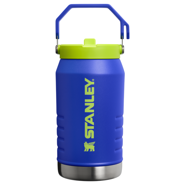Stanley 1913 The IceFlow Flip Straw Jug 64 OZ 1.9 L in Cobalt Chartreuse | Front View