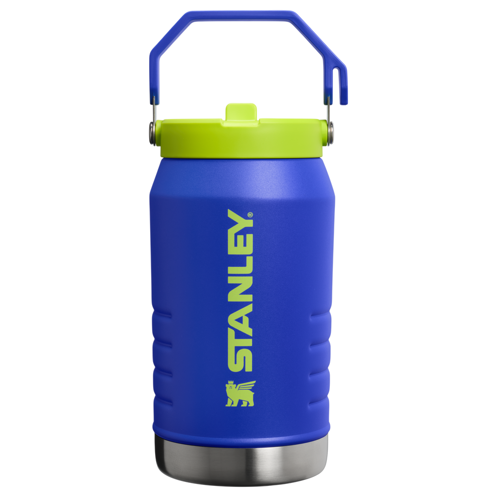 Stanley 1913 The IceFlow Flip Straw Jug 64 OZ 1.9 L in Cobalt Chartreuse | Front View