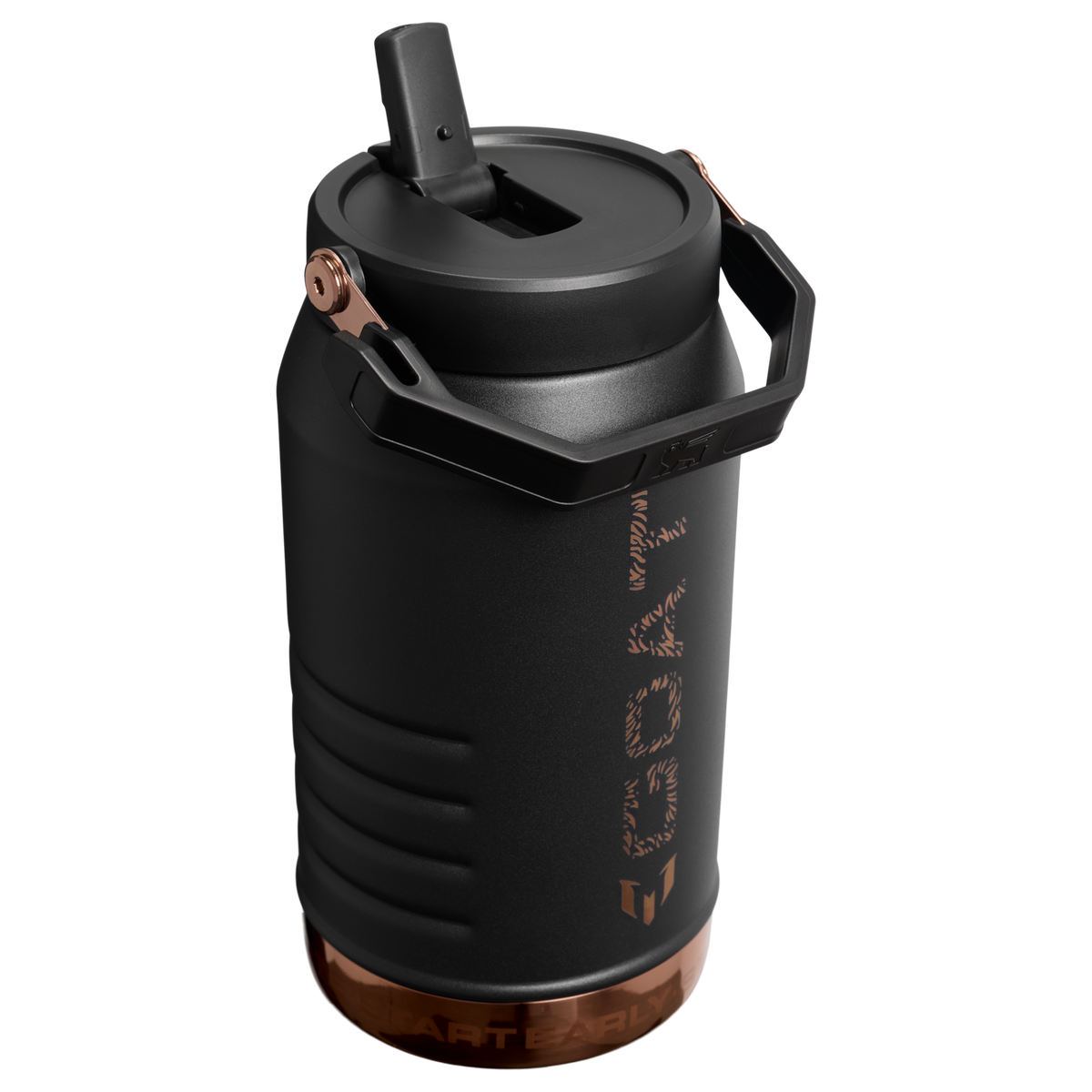 Stanley 1913 Messi x Stanley 1913 IceFlow™ Flip Straw Jug 1.9L w Messi GOAT Black | Widok Wstecz