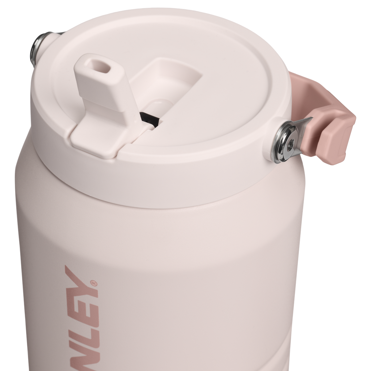 Stanley 1913 The IceFlow™ Flip Straw 2.0 Jug 1.90L in Rose Quartz | Lid Detailed View