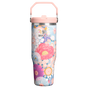 Swatch for Stanley 1913 The IceFlow™ Flip Straw Tumbler 30 OZ 0.89 L in Sorbet Wildflower | Front View