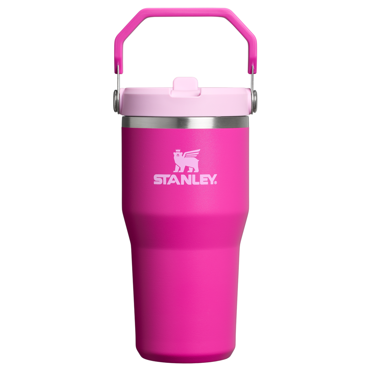 Stanley 1913 IceFlow™ Flip Straw 2.0 Tumbler 0.59L in Violet Blossom | Front View