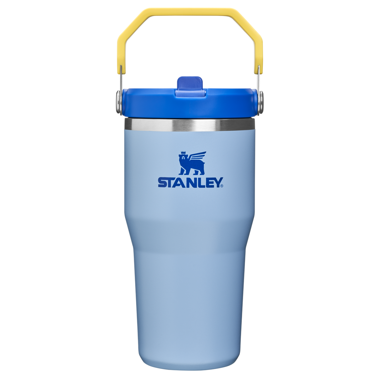 Stanley 1913 The IceFlow™ Flip Straw Tumbler 20 OZ 0.59 L in Cornflower Admiral Blue | Front View