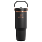 Swatch for Stanley 1913 Messi x Stanley 1913 IceFlow™ Flip Straw 2.0 Tumbler 0.89L in Messi GOAT Black | Front View