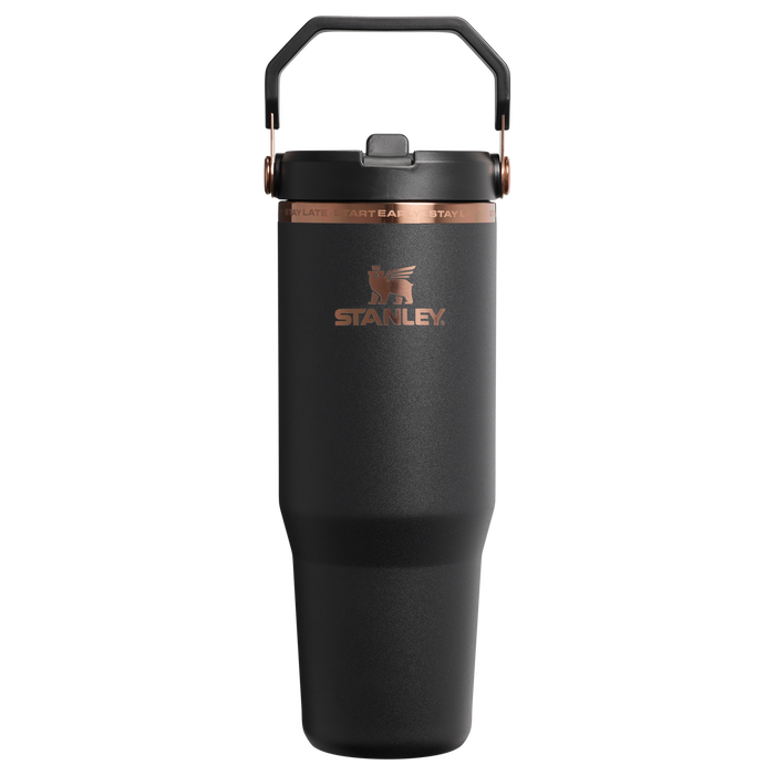Stanley 1913 Messi x Stanley 1913 IceFlow™ Flip Straw 2.0 Tumbler 0.89L in Messi GOAT Black | Front View