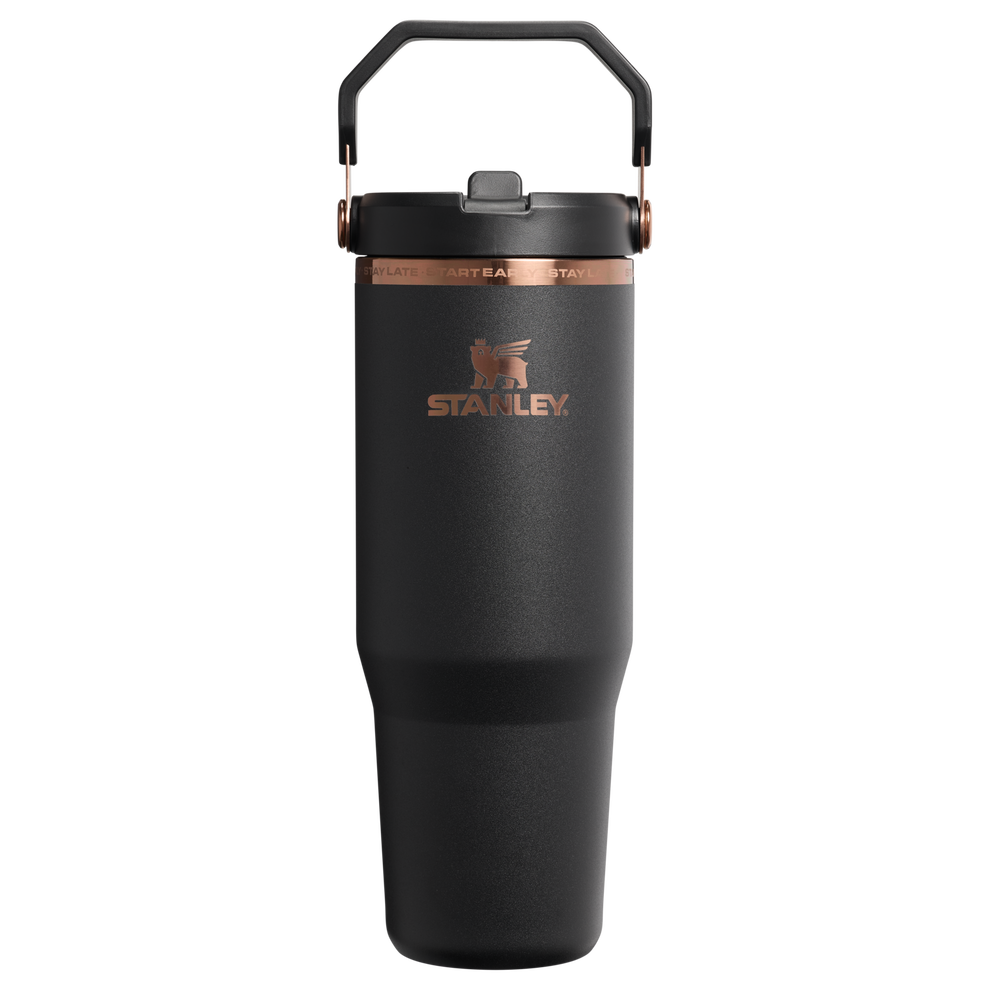 Stanley 1913 Messi x Stanley 1913 IceFlow™ Flip Straw 2.0 Tumbler 0.89L in Messi GOAT Black | Front View
