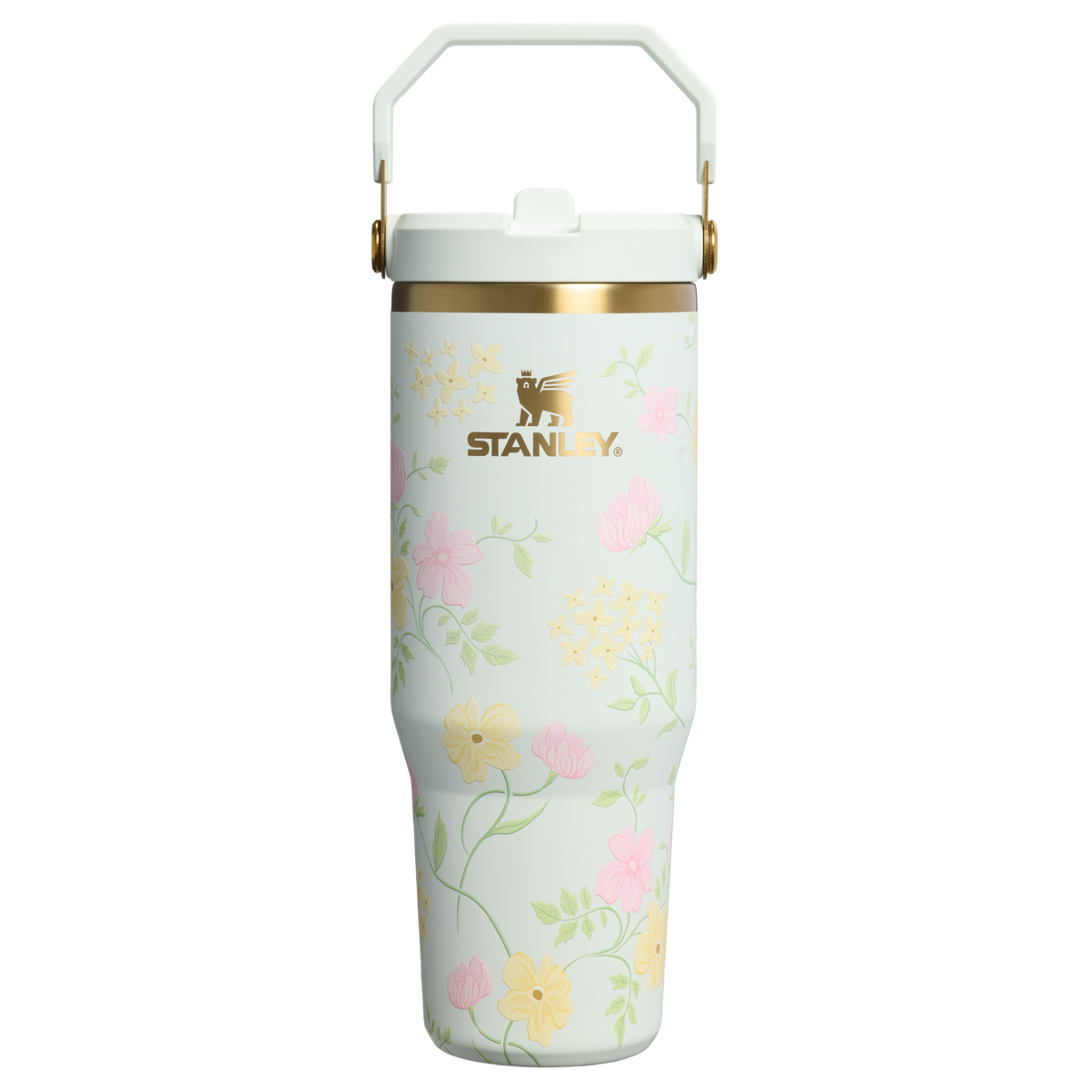 Stanley 1913 IceFlow™ Flip Straw 2.0 Tumbler 0.89L in Spring Blossoms | Front View