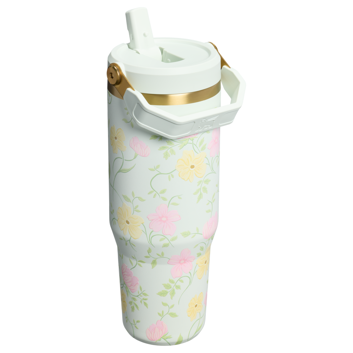 Stanley 1913 IceFlow™ Flip Straw 2.0 Tumbler 0.89L in Spring Blossoms | Back View