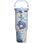 Swatch for Stanley 1913 IceFlow™ Flip Straw 2.0 Tumbler 0.89L in Blue Dream Wildflower | Front View