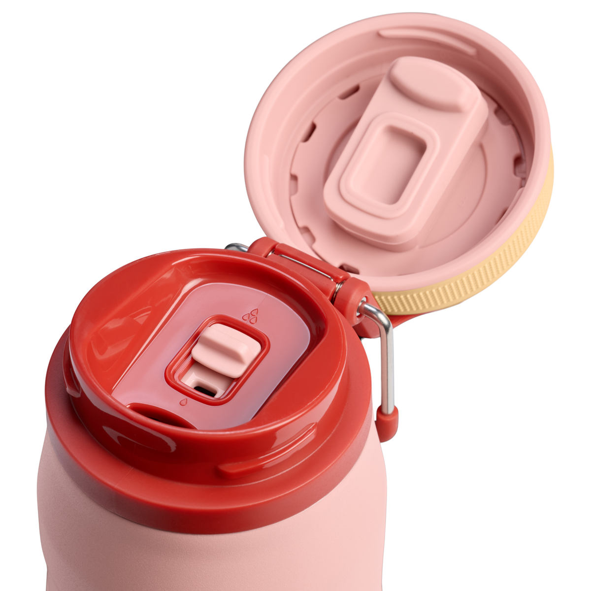 Stanley 1913 IceFlow™ Bottle Twist Flip 0.71L in Peach Rose | Weergave Deksel in detail