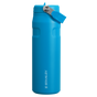 Kleurstaal voor Stanley 1913 IceFlow™ Bottle Flip Straw 2.0 0.71L in Azure | Weergave Voorkant