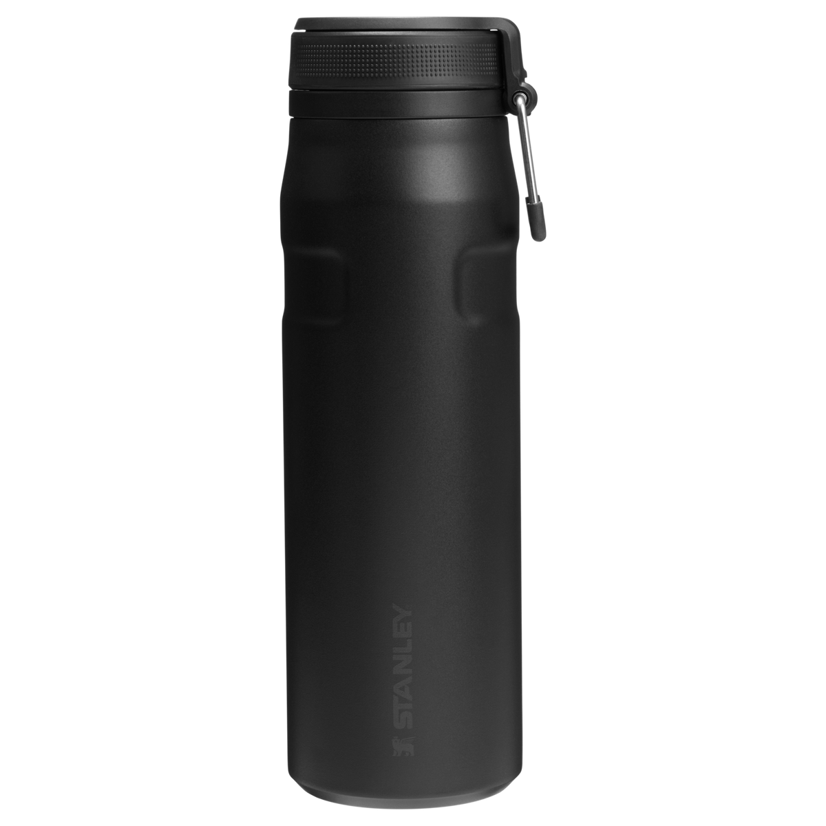 Stanley 1913 The IceFlow™ Bottle with Twist Flip Lid 24 OZ .70 L in Black 2.0 | Front View