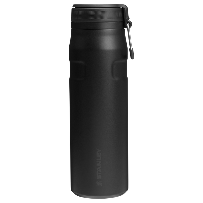 Stanley 1913 The IceFlow™ Bottle with Twist Flip Lid 24 OZ .70 L in Black 2.0 | Front View