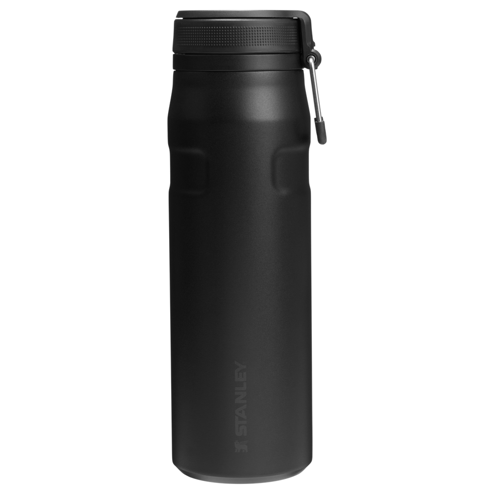 Stanley 1913 The IceFlow™ Bottle with Twist Flip Lid 24 OZ .70 L in Black 2.0 | Front View
