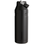Swatch for Stanley 1913 The IceFlow™ Bottle with Flip Straw Lid 50 OZ1.47 L in Black 2.0 | Front View