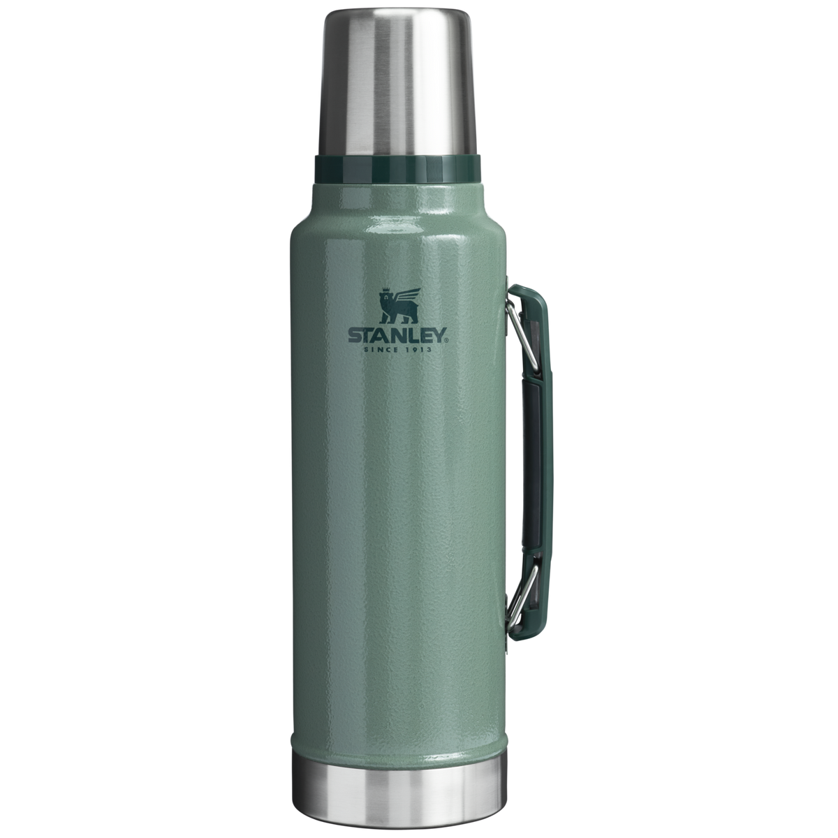 Stanley 1913 Classic Legendary Bottle 1.4L in Hammertone Green | Front View