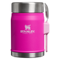Kleurstaal voor Stanley 1913 Legendary Food Jar + Spork 0.4L in Violet Blossom | Weergave Voorkant