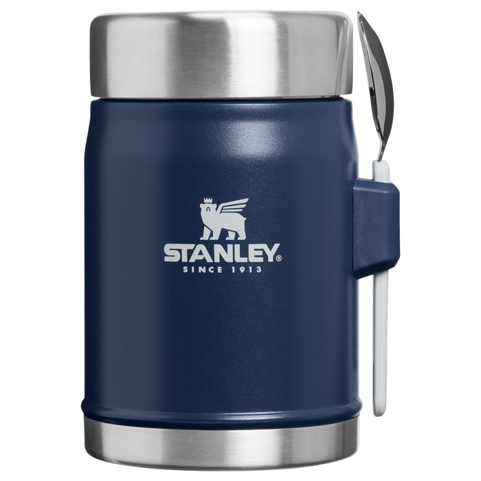 Stanley 1913 Legendary Food Jar + Spork 0.4L in Dark Navy | Weergave Voorkant