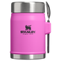 Kleurstaal voor Stanley 1913 Legendary Food Jar + Spork 0.4L in Hot Pink | Weergave Voorkant