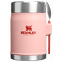 Kleurstaal voor Stanley 1913 Legendary Food Jar + Spork 0.4L in Peach Rose | Weergave Voorkant
