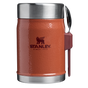 Kleurstaal voor Stanley 1913 Legendary Food Jar + Spork 0.4L in Hammertone Clay | Weergave Voorkant