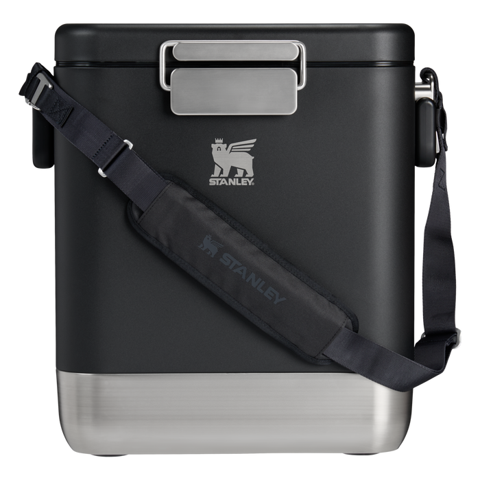Stanley 1913 Lifted Spirits™ Steel Cooler 24.6L in Black | Front View