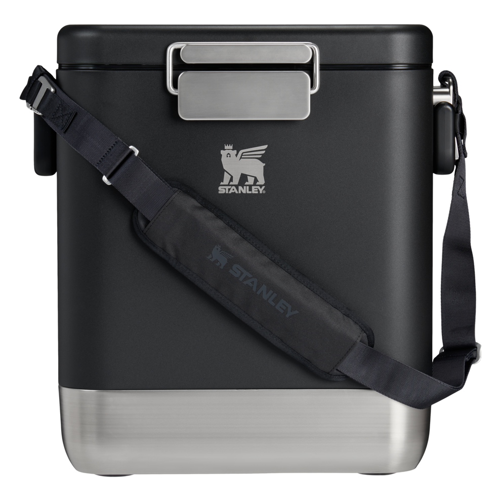 Stanley 1913 Lifted Spirits™ Steel Cooler 24.6L in Black | Front View