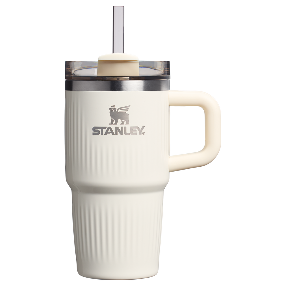 Stanley 1913 Quencher® H2.0 Fluted Tumbler 0.59L in Cream Gloss | Vorderseite anzeigen