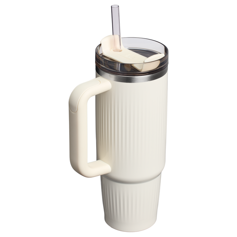 Stanley 1913 Quencher® H2.0 Fluted Tumbler 0.89L w Cream Gloss | Widok Wstecz