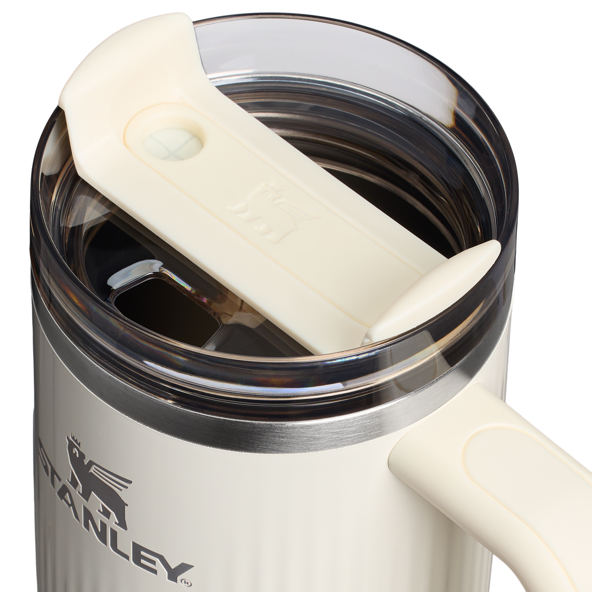 Stanley 1913 Quencher® H2.0 Fluted Tumbler 0.89L w Cream Gloss | Widok Szczegóły pokrywki